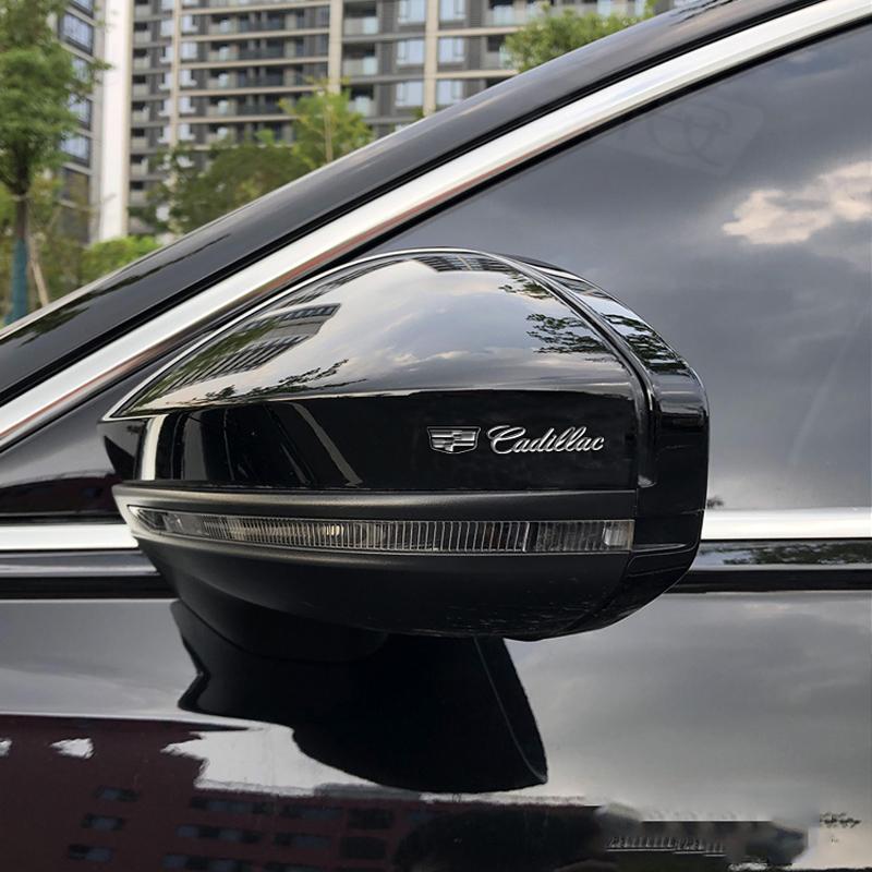 Car Metal Emblem Wiper Stickers Reflective Styling Decals for Cadillac Escalade CTS ATS SRX XT4 XT5 XT6 STS XTS SLR CT4 CT5 CT6