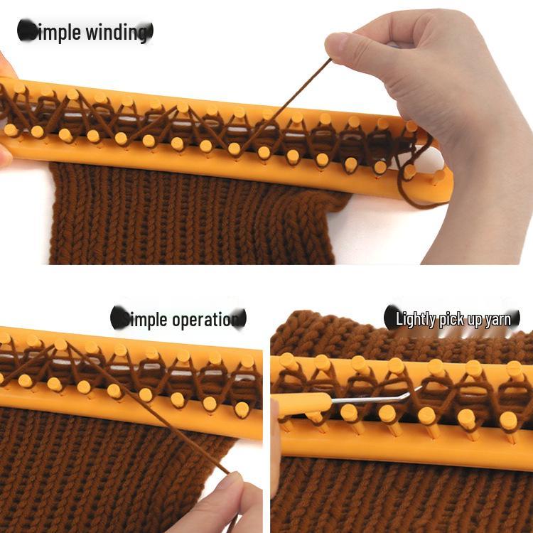 Набор для начинающего вязальщика: Инструменты для шарфа, шапки, свитера и пледа