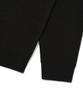 WACKY WILLY Typographic Pullover Sweater Black