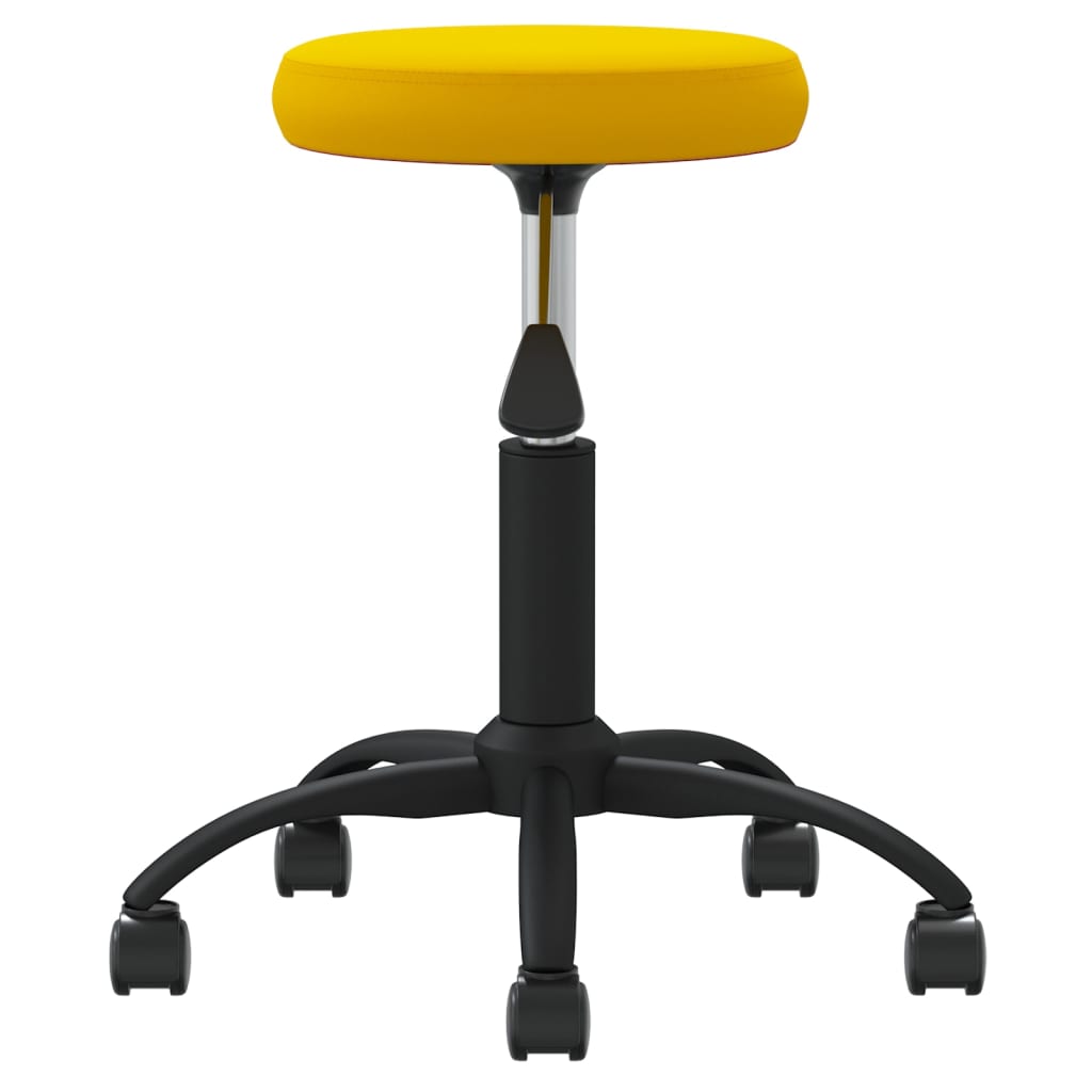 Dining Chair Mustard Yellow Velvet