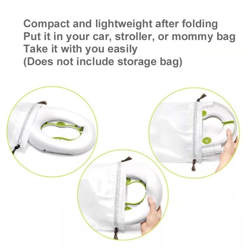 Портативный горшок для детей Легкое и чистое сиденье Сиденье Инструменты с боковым туалетом Дети и Go Сиденье Туалет Удобный