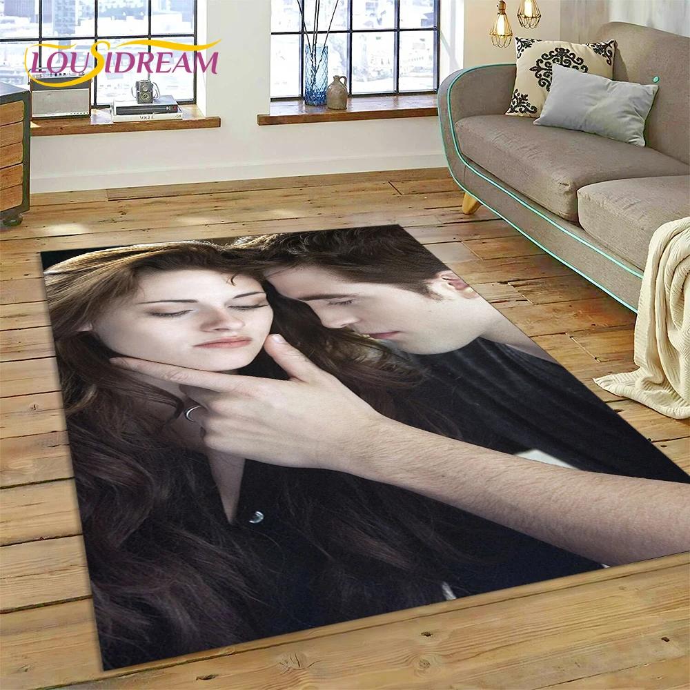 3D Сага «Сумерки» Эдвард Белла Ковер для гостиной спальни домашнего декора, напольный коврик противоскользящее украшение для дивана придверный коврик