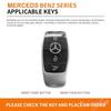 ILY2   Zinc Alloy Keychain Shell Bag For Mercedes Benz A C E S G Class GLC CLE CLA GLB GLS W177 W205 W213 Car Remote Key Case Cover