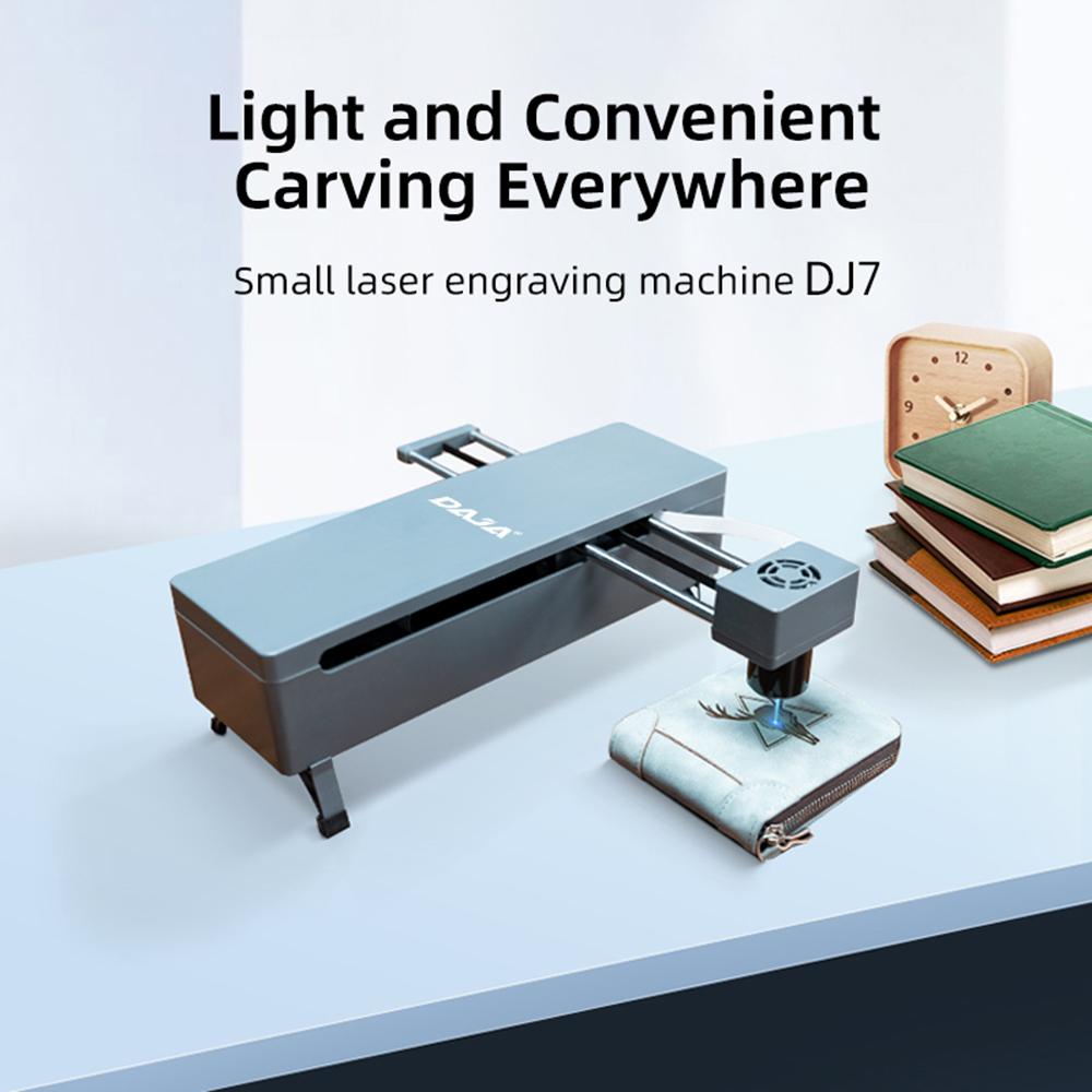 Лазерный гравер DAJA DJ7 5 Вт, полупроводниковый лазерный настольный маркировочный станок с рабочей зоной 150x150 мм