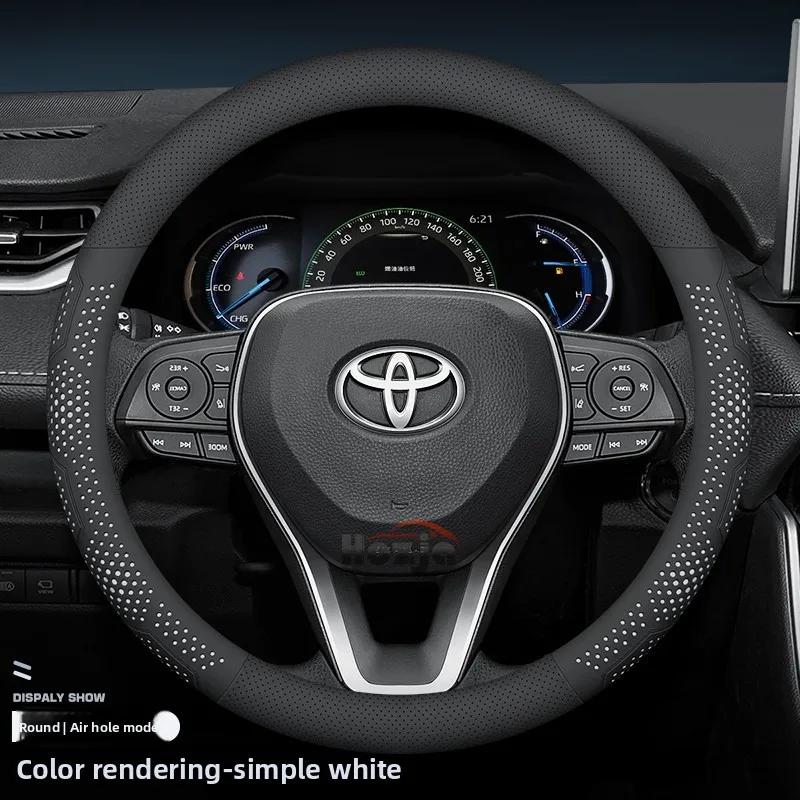 Новый стиль Кожаная Накладка на Руль Автомобиля Toyota YARiS Cross Grand Highlander Vios Urban Cruiser Hyryder VOXY Aqua Premio EZ0
