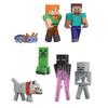 Mattel Minecraft Базовые Фигурки Набор Миростроителя возраст 6+ и JFG66 (7 цифр, вверх) - Мультиупаковка