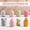 4 шт./компл. детские силиконовые игрушки для душа для младенцев, плавающие силиконовые игрушки с мультяшными животными, не содержащие бисфенол-А, силиконовые игрушки для ванны для детей