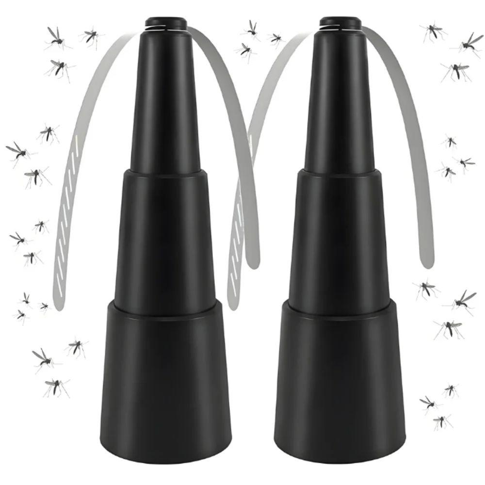Two Leaf Portable Mosquito Repellent Fan Battery Powered Fly Repellent Fan  Home Use