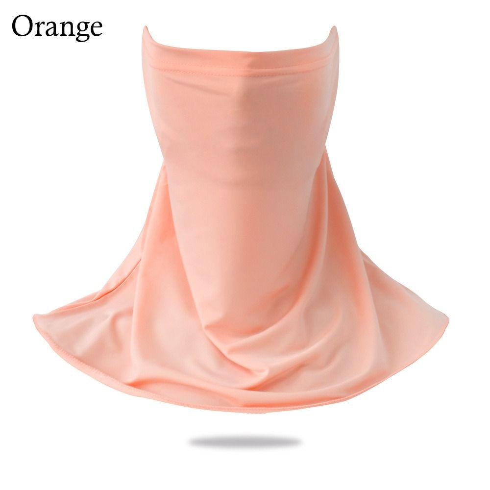 Бесследная маска Ice Silk Sunscreen Mask с дышащим покрытием для шеи, повседневное покрытие для лица, спорт