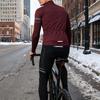 Cycling Jerseys WOSAWE Winter Thermal Fleece Warm Coat Tops