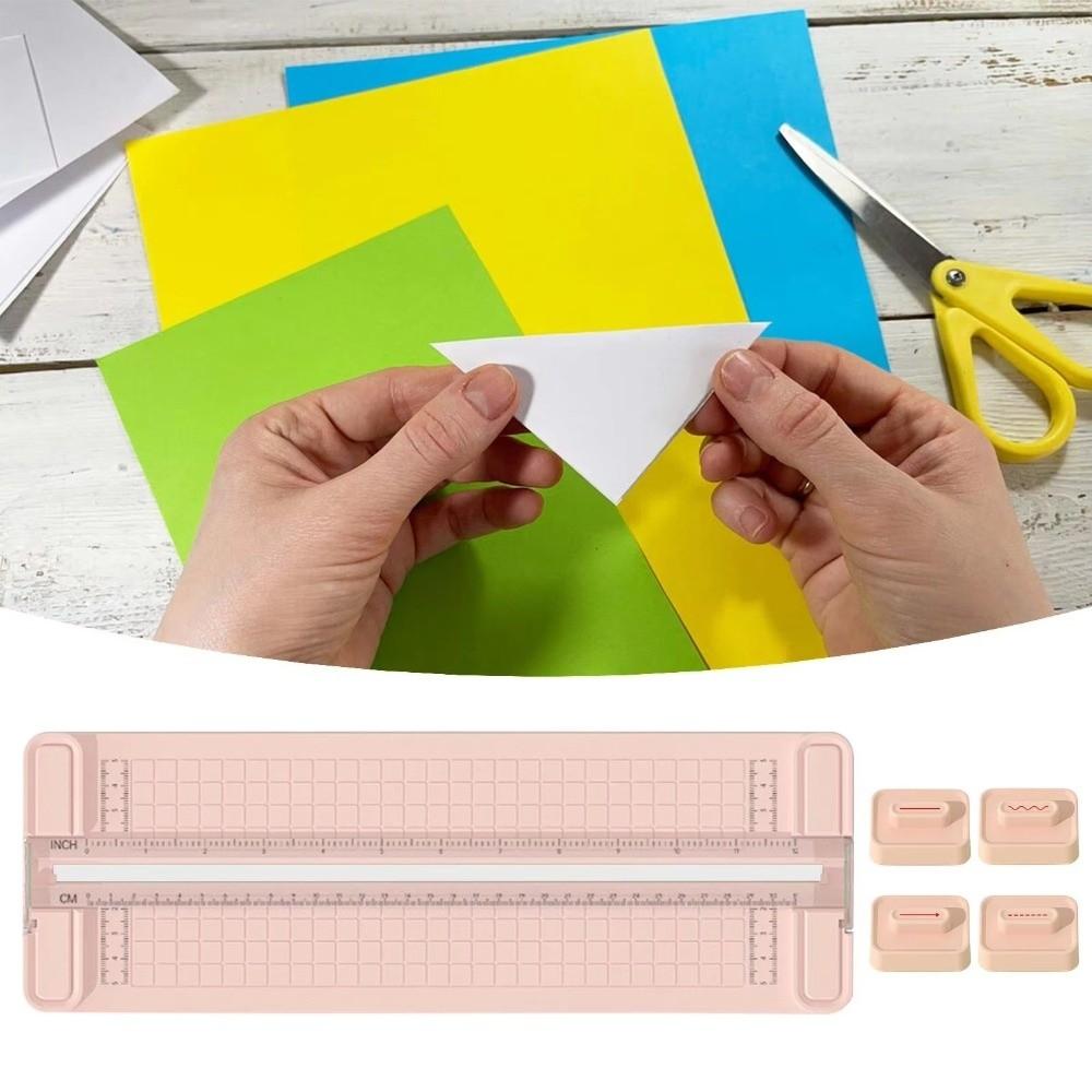 Anti-Slip 4-in-1 Paper Cutter Precision Shredder Craft Paper Cutter School/ Office