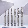 6 шт./компл. сверло для метчика, прочная, высокоэффективная, износостойкая, многофункциональная шестигранная дрель для плитки