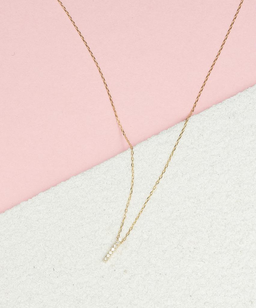 K10 Yellow Gold Diamond Necklace L&CO 66-7627