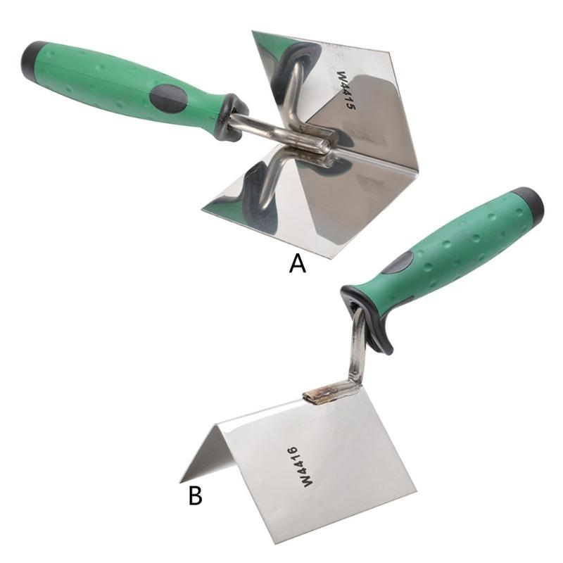 Инструмент для углов гипсокартона для ремонта дома под углом 90 градусов, профессиональный инструмент для заделки углов, шпатель из нержавеющей стали
