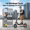 Электросамокат X8 PRO 8000W с двумя моторами 60 В, 14-дюймовыми большими внедорожными шинами, максимальной скоростью 95 км/ч, ЖК-дисплеем, складной электросамокат с сиденьем