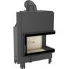 Steel Fireplace KRATKI MBO Right 15 kW Ø 200 Self Closing Door