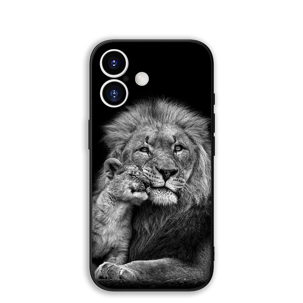 Чехол для OPPO A40 A80 A60 A38 A79 A15 A16 A17 A18 A58 A78 A57 A53 A40M 4G 5G Защитный чехол для телефона Тигр выслеживает Волк Искусство