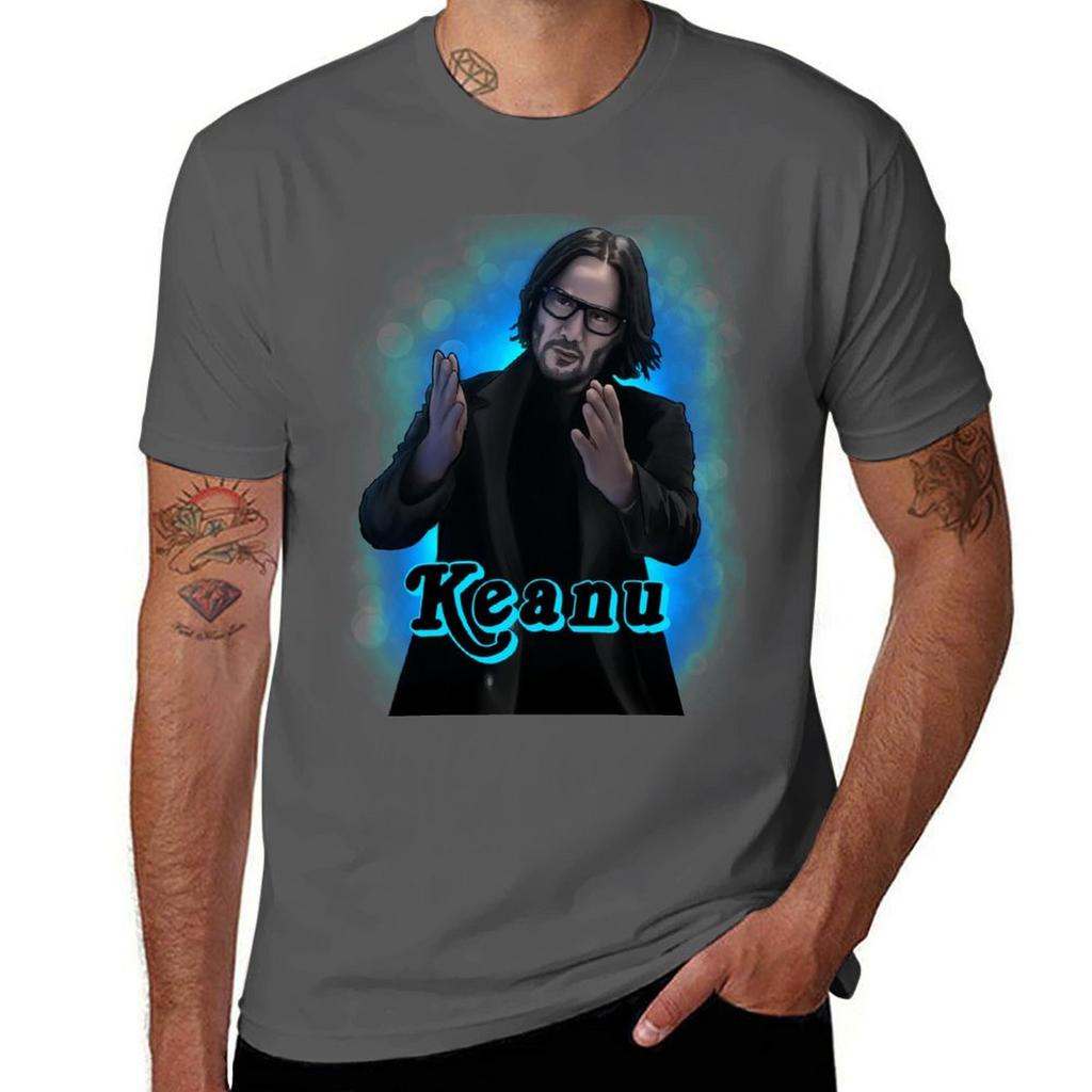 Keanu Tshirt Summer Fashion Casual Tee Shirt