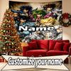 Custom Name Personalized Saint Seiya Print Tapestry, Wall Art Decor, Bedroom, Dorm, Apartment, LivingRoom, Party Backdrop, Gift for Birthday