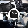 Чехлы на подголовники для автомобиля 2 шт. Большие глаза Защита подголовника автомобиля Мягкие аксессуары для интерьера Автомобиль Автомобиль Мужчины