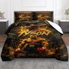 "Stone Cold Steve Austin Wrestling Icon Print Bedding Set (1 Duvet Cover, 2 Pillowcases, Duvet Not Included)"