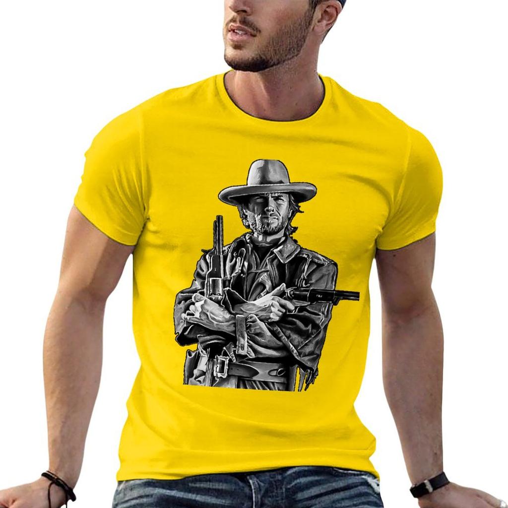 Clint Eastwood Best 8k Tshirt Summer Clothes Sports Fans Unisexs Tshirts