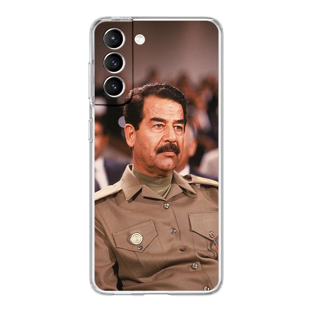Saddam Hussein Iraq Flag Clear Silicone Phone Case For Samsung Galaxy S23 S22 5G S20 Ultra S21 FE 5G S10E S9 S8 S10 Plus Cover