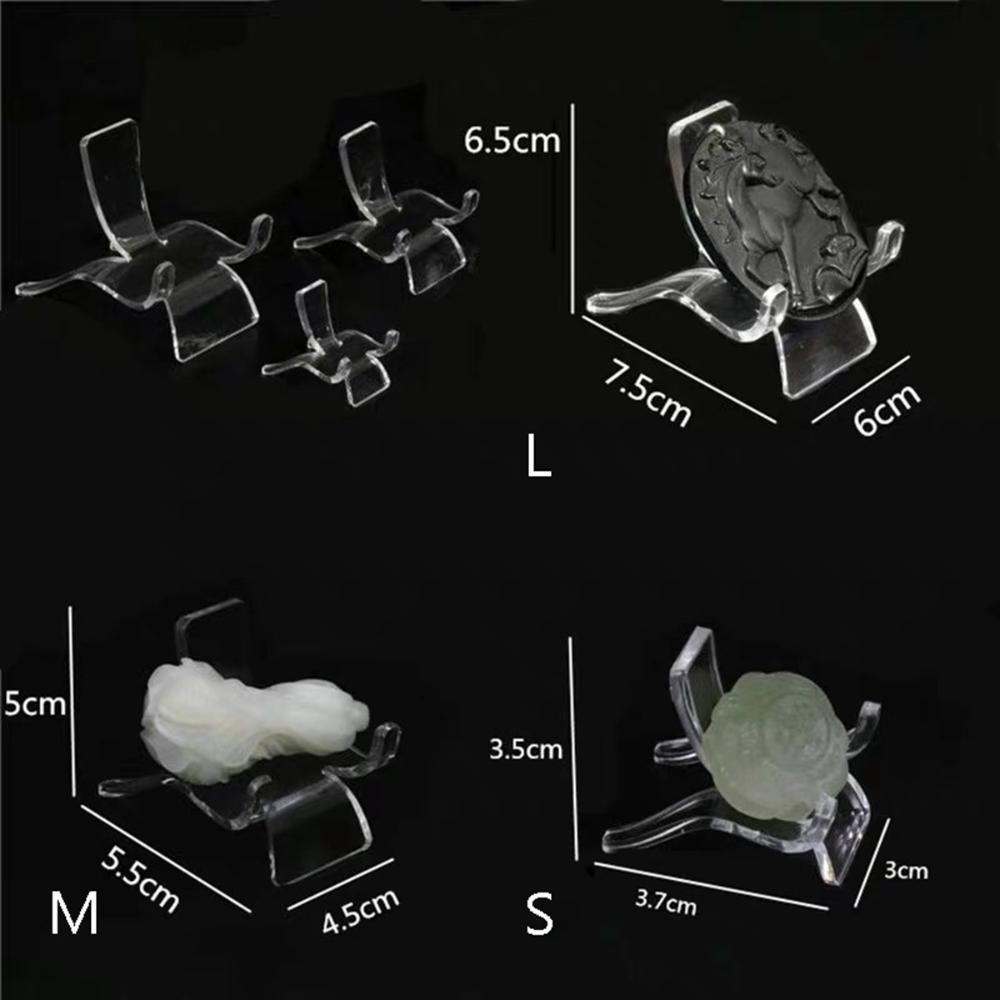 Coral Rock Small Collectibles Acrylic Geodes Display Holder Mineral Stand Easel Supporting Base