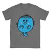Смешная футболка Mr Men Little Miss Shy, смешная, милая, мужская, хлопковая, с коротким рукавом, с круглым вырезом, летние топы