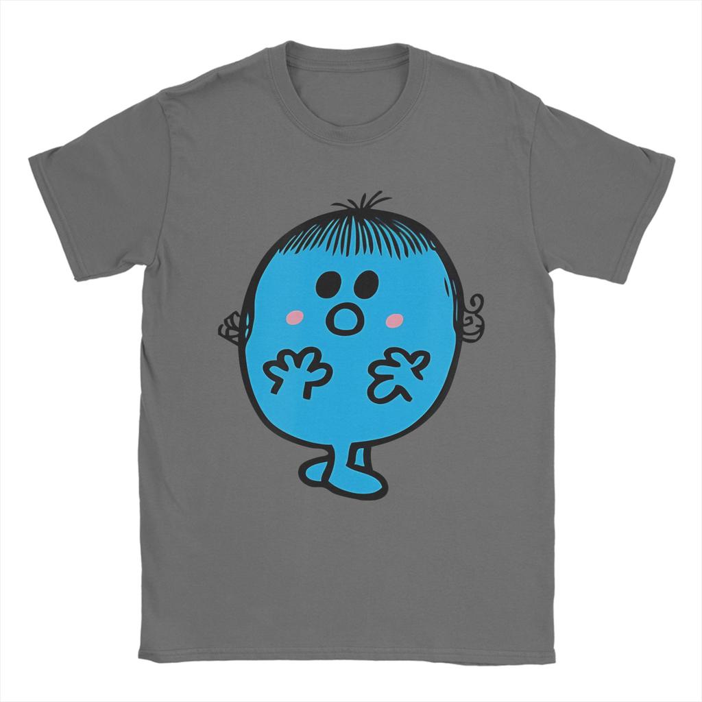 Смешная футболка Mr Men Little Miss Shy, смешная, милая, мужская, хлопковая, с коротким рукавом, с круглым вырезом, летние топы