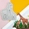 Jungle Animals Silicone Rubber Flexible Food Safe Mould Clay Resin Ceramics Candy Fondant Candy Chocolate Soap Mould