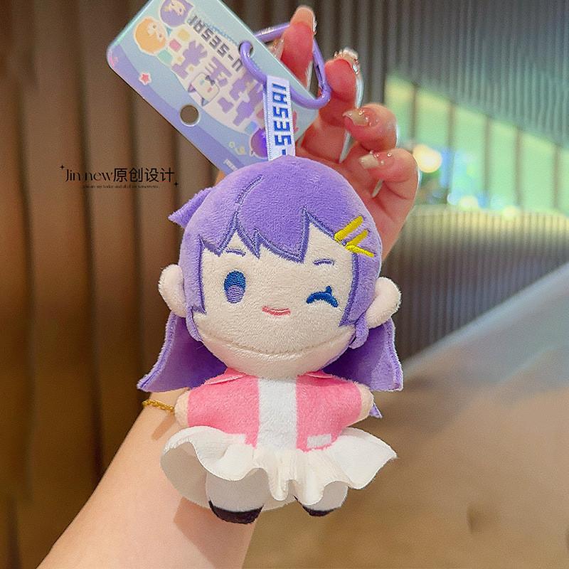 Плюшевый брелок с мультяшными персонажами, подвеска-мягкая кукла, украшение для рюкзака, подарок