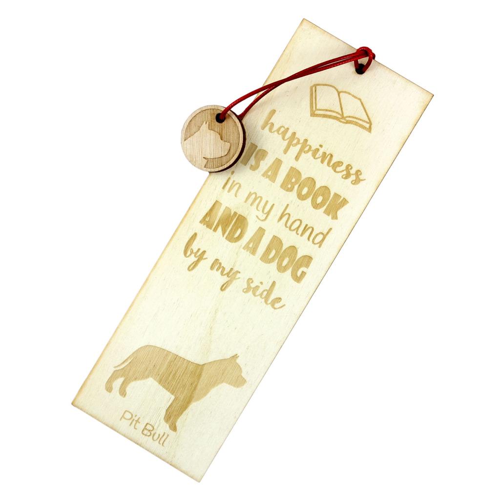 Pit Bull, American Pit Bull Terrier, Pitbull Terrier, APBT – Dog bookmark, personalized bookmark – Design 01 | Art-Dog