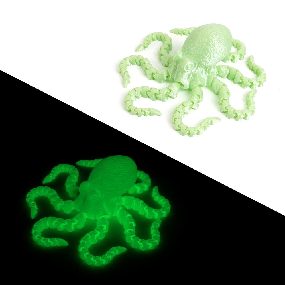 PLA 3D Printed Chameleon Model Multicolor Multi-jointed Chameleon Action Figure Movable Articulated Animal Figurine