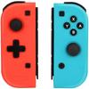 TechKen Switch Joycon Controller for Nintendo Switch Console, Wireless L/R Remote Gamepad Joystick Dual Shock Replacement for Joy Con(Neon R