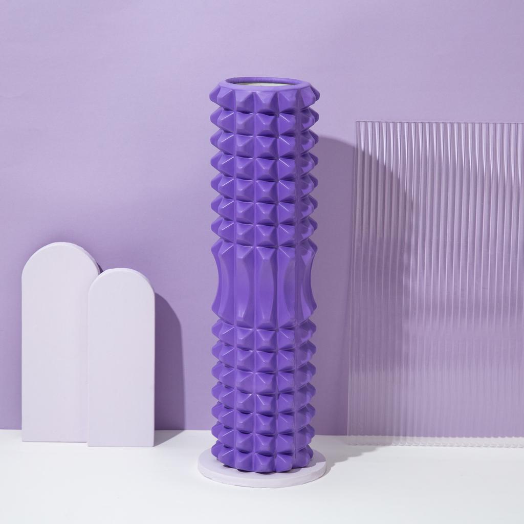 Connors Solid Foam Shaft Muscle Relaxation Skinny Leg Roller Massage Yoga Column Auxiliary Tools Supplies Equipment.