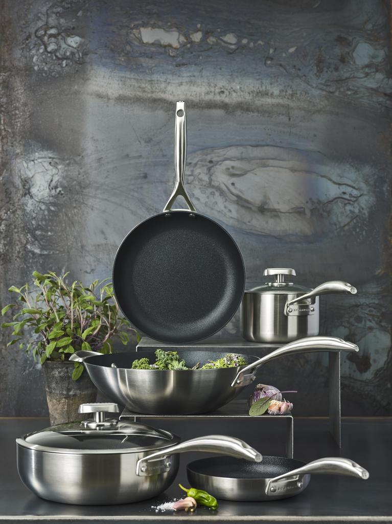 Scanpan Series Deep Saute Pan 26cm IH compatible Deep frying pan CS+ (with lid) STRATANIUM+
