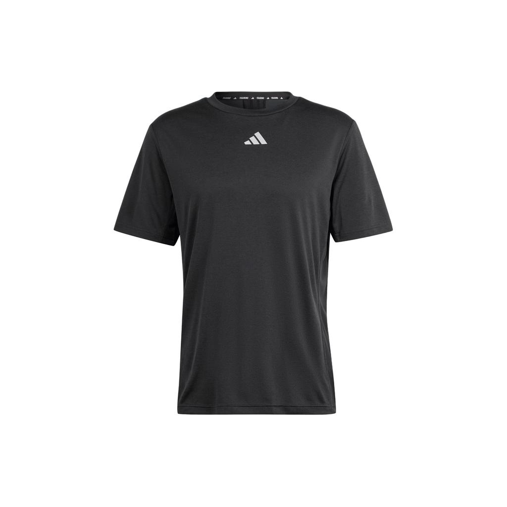 adidas Футболки HIIT Мужские Черные С Круглым Вырезом Умеренно Прямого Покроя IL7128