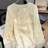 Стильная футболка и блузка с длинным рукавом Весна 2026 для женщин среднего возраста, Топ для мам большого размера