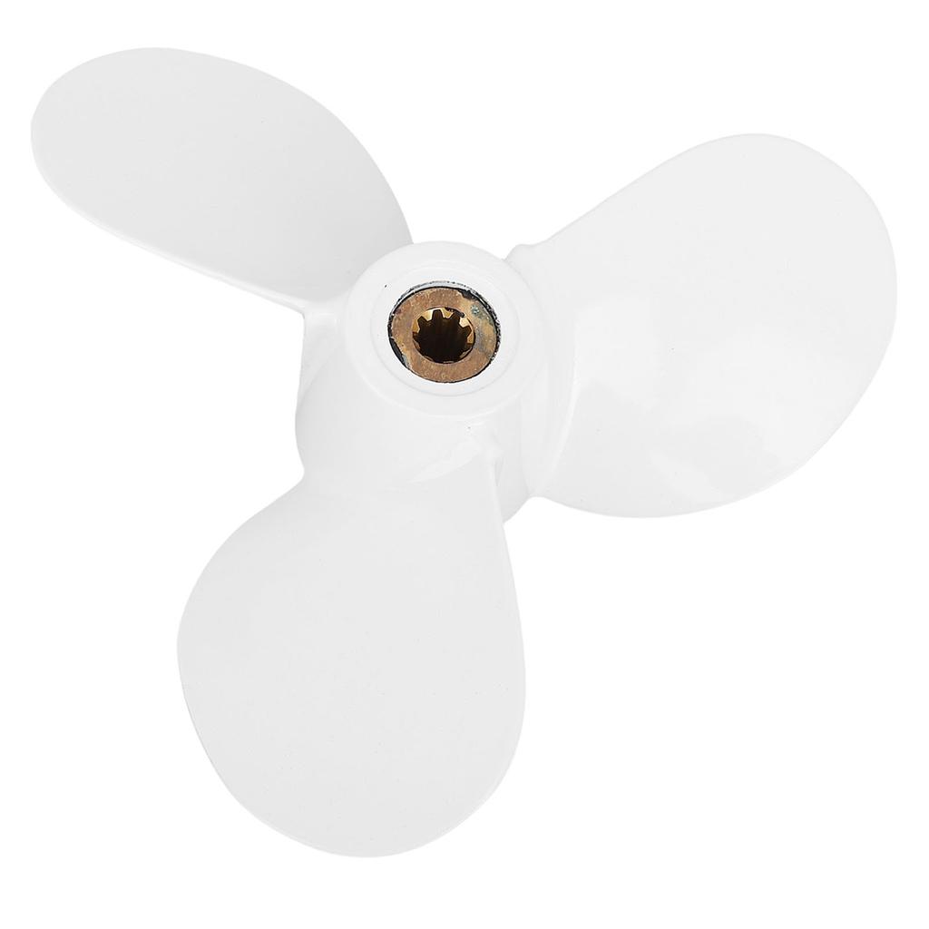 7 1 2 X7 Boat Propeller 3 Blade 6E0 45943 00 EL Aluminium Alloy for 4 Horsepower 5 Horsepower Outboard Engine Right Hand