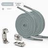 NO.8 Elastic Laces Sneakers Magnetic Lock Shoe Laces Without Ties Kids Adult 8MM Widened Flat No Tie Shoelaces for Shoes Accessories