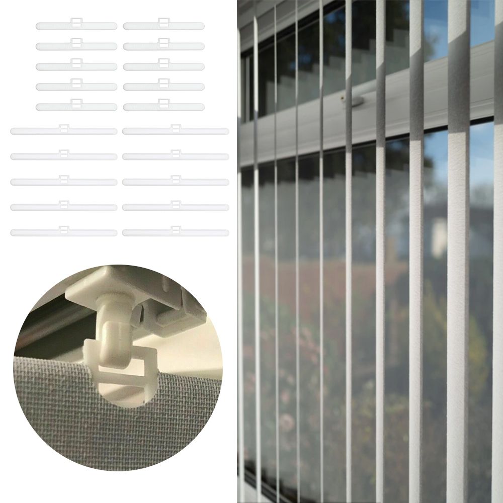 Curtain Accessories Vertical Blind Curtain Repair Clips Slats Replacement Slat Hanger Chain