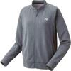 YONEX Knit Gray Size M Women's Warm-Up Shirt, (010),