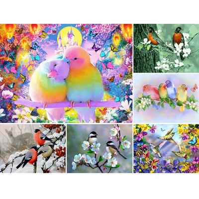 5D DIY алмазная живопись Animlas птицы набор для вышивки крестом полная дрель круглая вышивка мозаика художественная картина стразы подарок