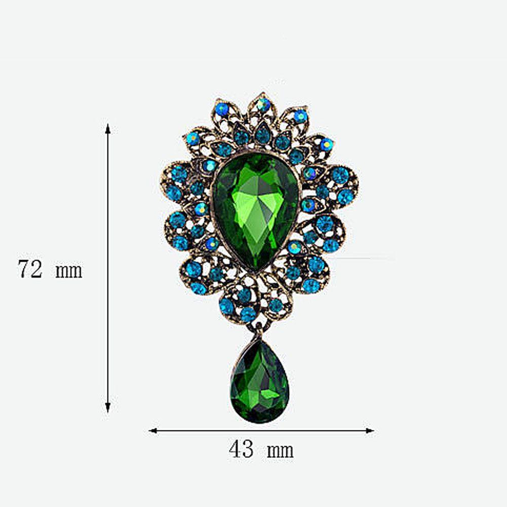 Clothing Elegant For Women Crystal Unisex Dress Jewelry Fashion Accessories Corsage Brooch Pins