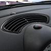 Яркая крышка вентиляционного отверстия кондиционера на приборную панель автомобиля из углеродного волокна для Mini Cooper R55 R56