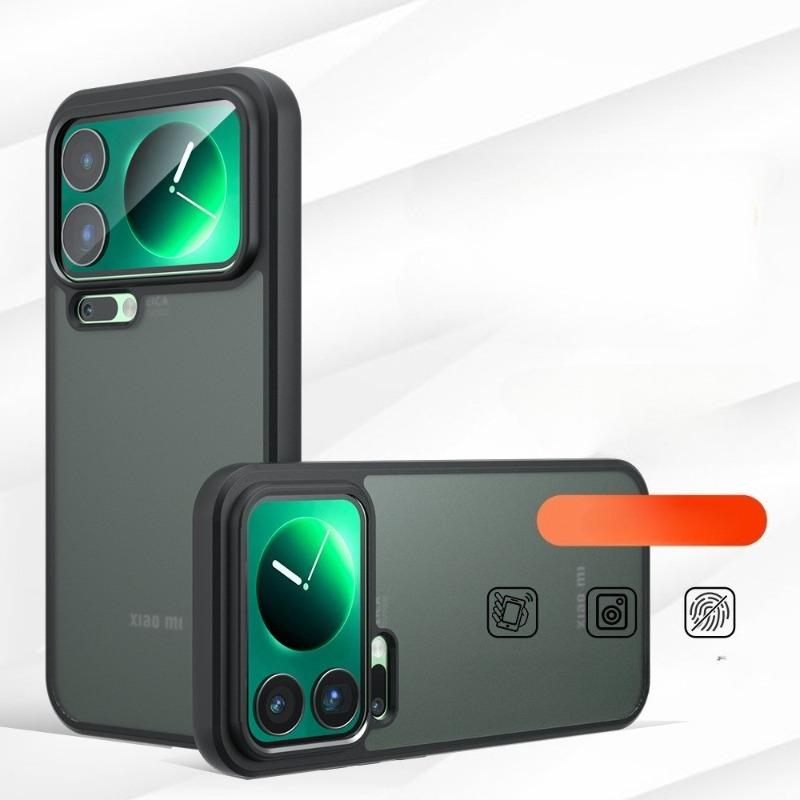 Матовый акриловый ПК+ТПУ Противоударный Прозрачный Чехол для Xiaomi 17 Pro Max Armor Матовая Твердая Задняя Крышка для MI17 17pro max Бампер