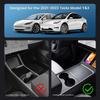 Для Tesla Model Y и 3 2025 2025 2025 Автомобильный USB-разветвитель Хаб 27 В Быстрая зарядка Док-станция Адаптер центральной консоли Тип-C Аксессуары