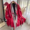 Кашемировый шарф для женщин Толстый теплый зимний плед Бренд Женский Роскошное качество Шаль-накидка Буфанда Пончо Эшарп Пашмина