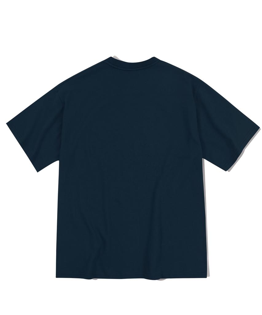 FILLUMINATE Oversized Originality Arch T-Shirt - Navy
